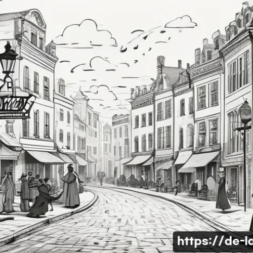 프랑스 애니메이션 역사 - A detailed, vintage-style black and white animation scene inspired by &Eacute;mile Cohl&rsquo;s &ldquo;Fantasmagorie&rdquo; (...